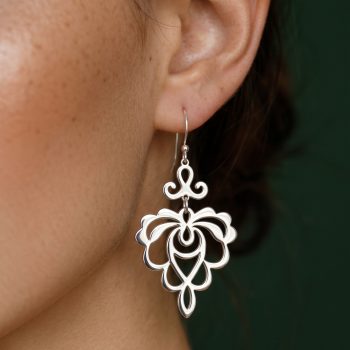 Earrings fuchsia