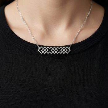 Necklace Novohrad - strip - long
