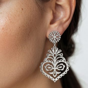 Earrings Trakovice 9 - heart