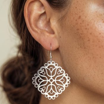 Earrings bellflowers - ornament