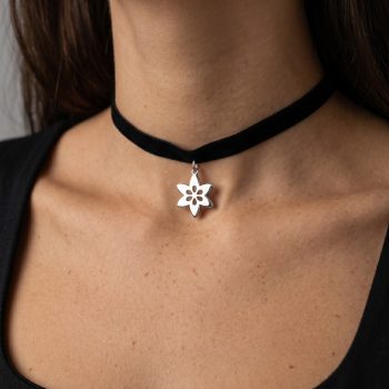 Náhrdelník choker klematis