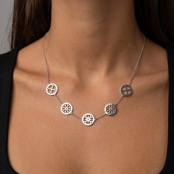 Necklace FOLK flowers