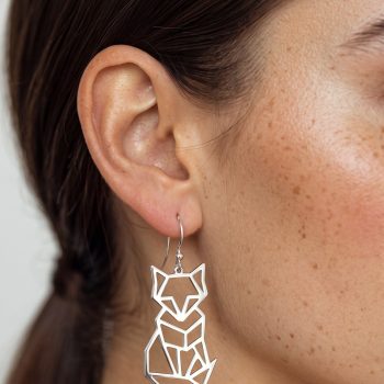 Earrings fox