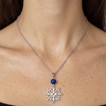 Pendant blueprint star 1 with lapis