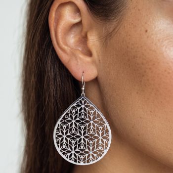 Earrings Flower of life - tear 2