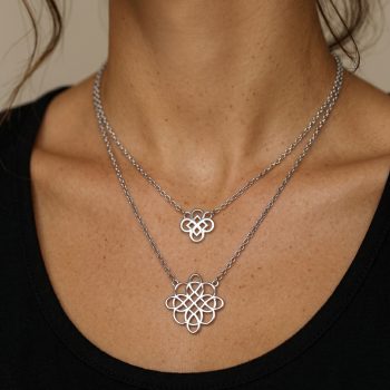 Double row necklace tinker ornament 1