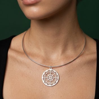 Hoop necklace blueprint 1 - circle