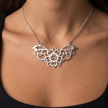 Necklace blueprint flower 1 - arc