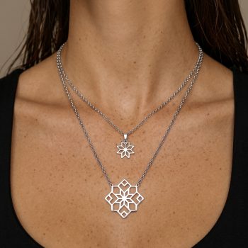 Double row necklace Novohrad star 1