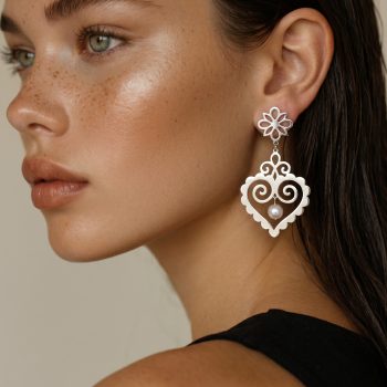 Earrings cifer heart 2
