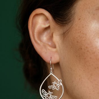 Earrings bee - tear