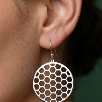 Earrings golf 9 - circle