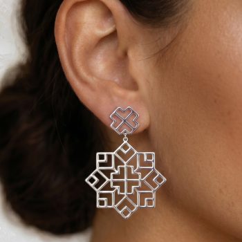 Earrings Novohrad - square 6
