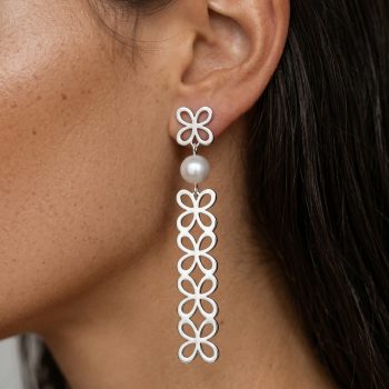 Earrings infinity - strip 1