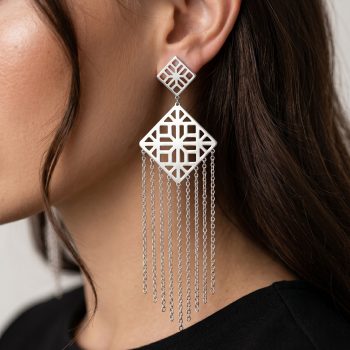 Earrings Gatra waterfall – large