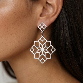 Earrings Novohrad - square 1