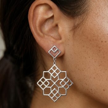 Earrings Novohrad - square 2