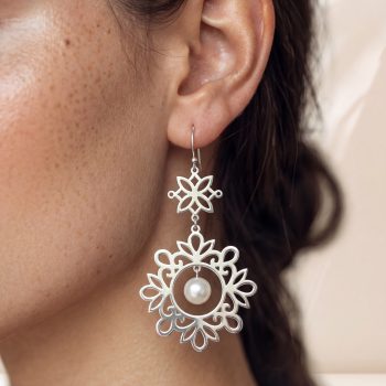 Náušnice Cíferský ornament 3 - skladané