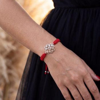 Bracelet SymBBolika four-leaf clover – cord